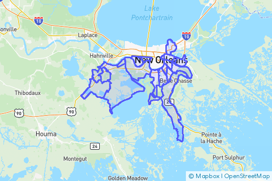 Service Area Map
