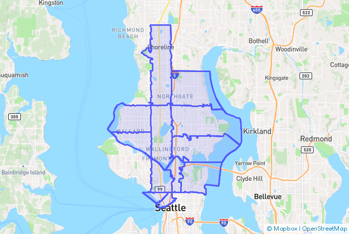 Service Area Map