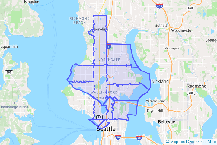 Service Area Map