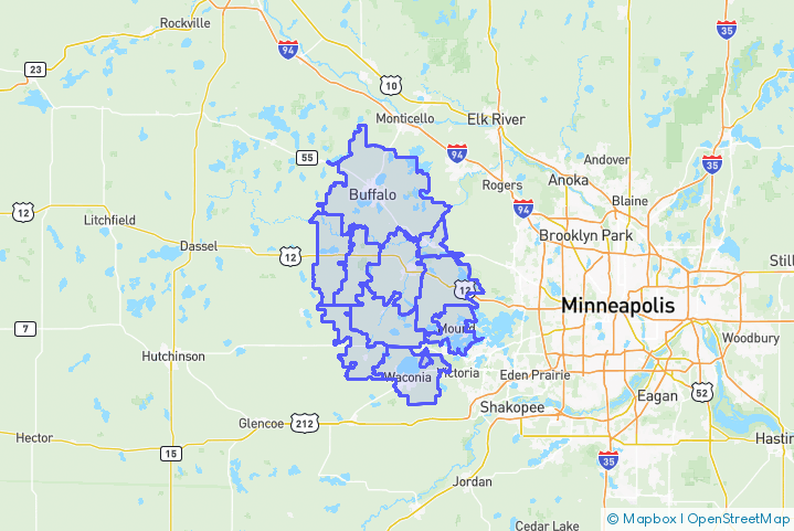 Service Area Map