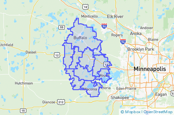 Service Area Map
