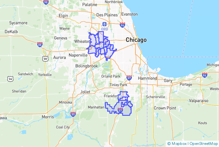 Service Area Map