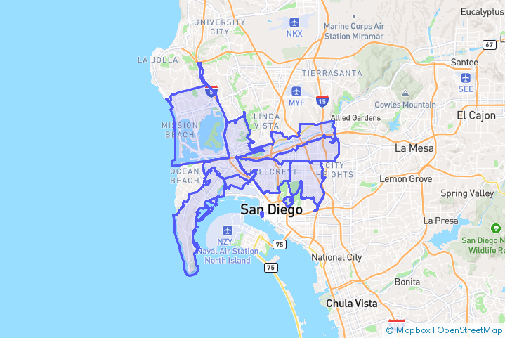 Service Area Map