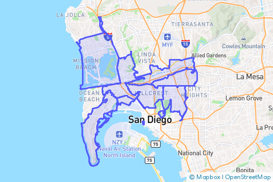 Service Area Map