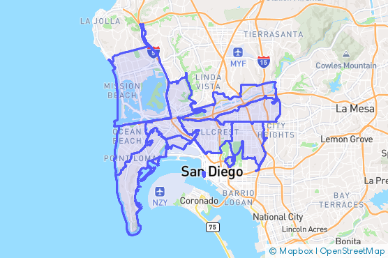 Service Area Map