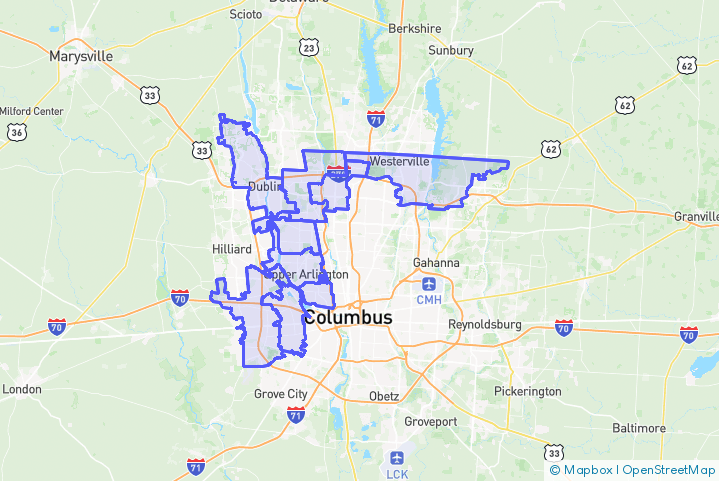 Service Area Map