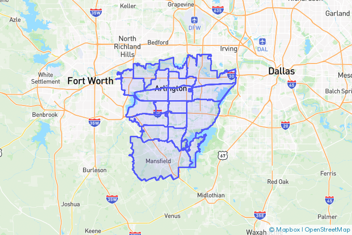 Service Area Map