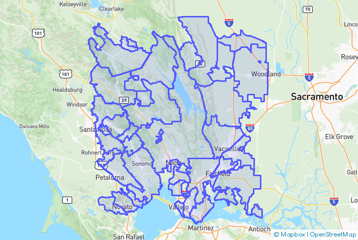 Service Area Map