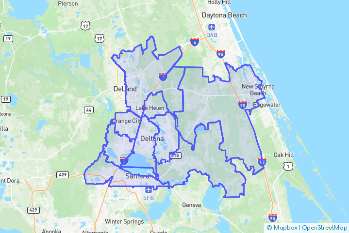 Service Area Map