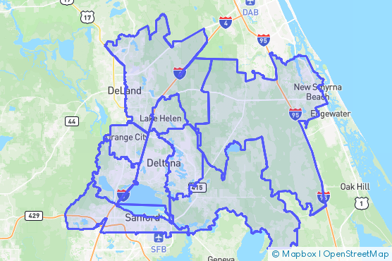 Service Area Map