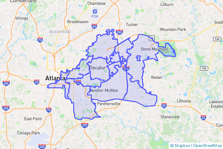 Service Area Map