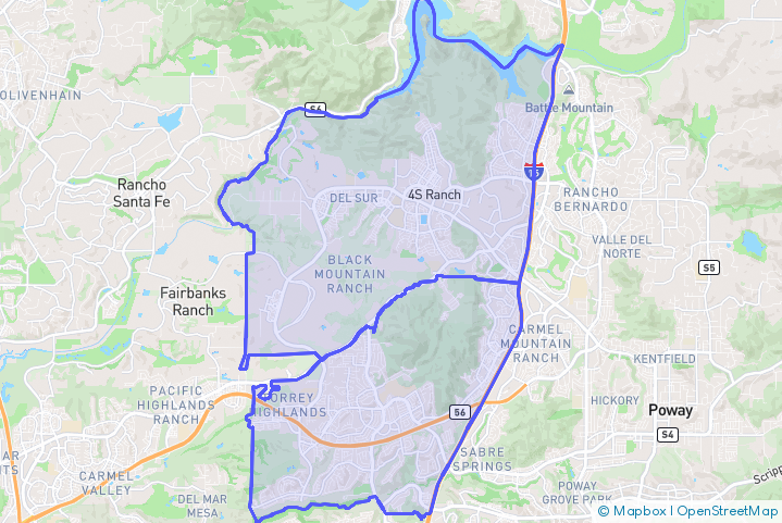 Service Area Map