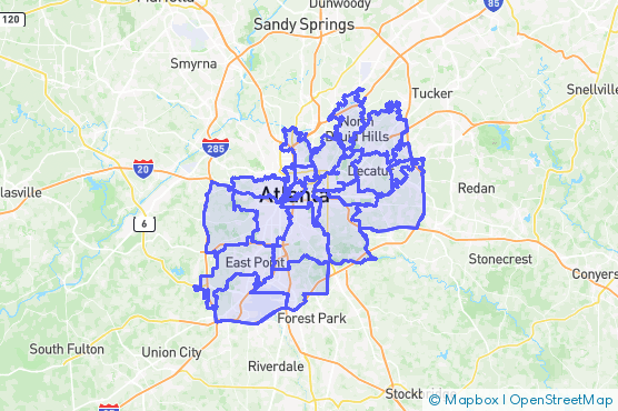 Service Area Map