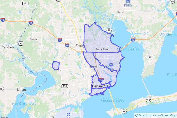 Service Area Map