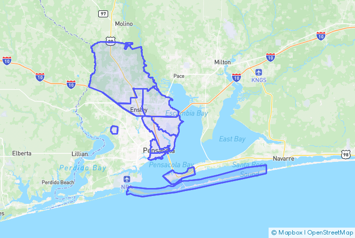 Service Area Map