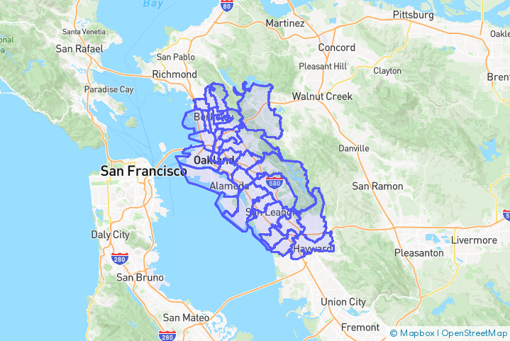 Service Area Map
