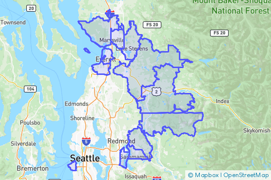 Service Area Map