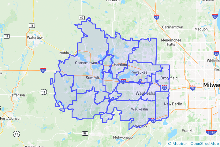 Service Area Map