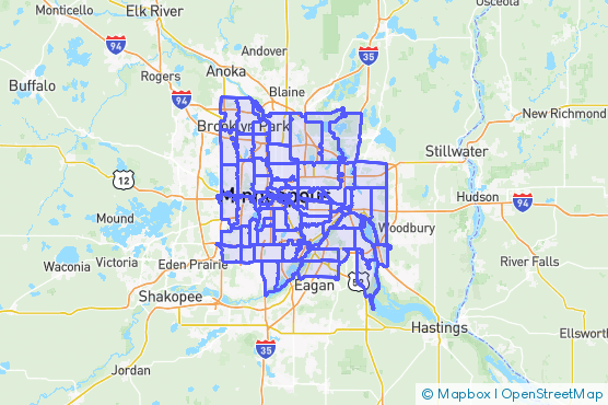 Service Area Map