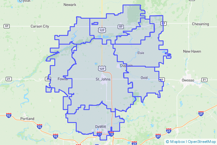 Service Area Map