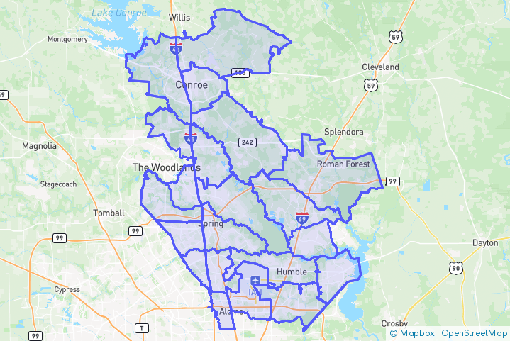 Service Area Map