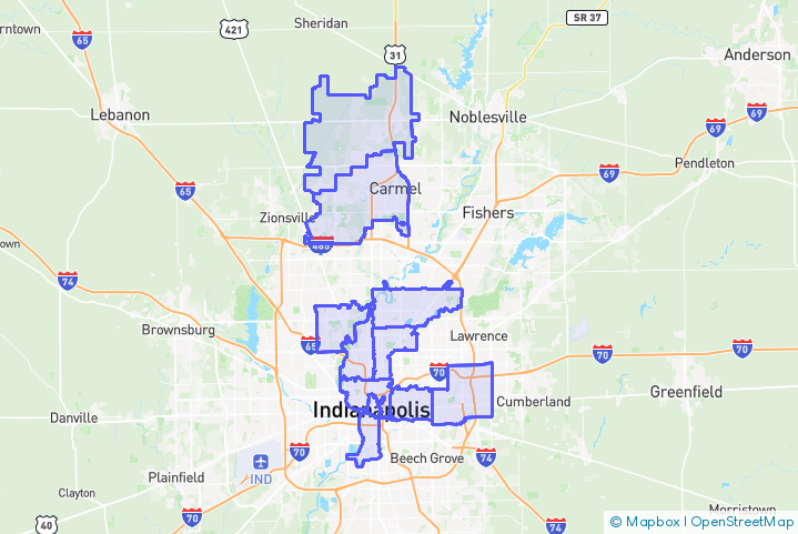 Service Area Map