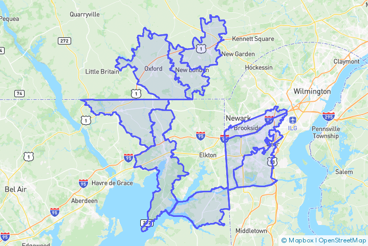 Service Area Map