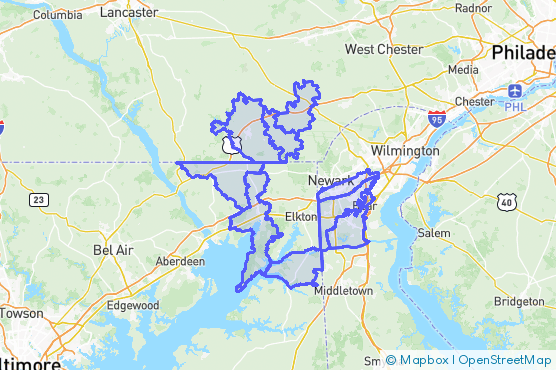 Service Area Map