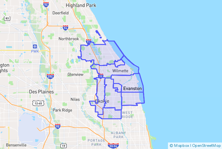 Service Area Map