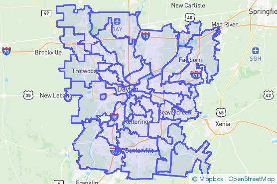 Service Area Map