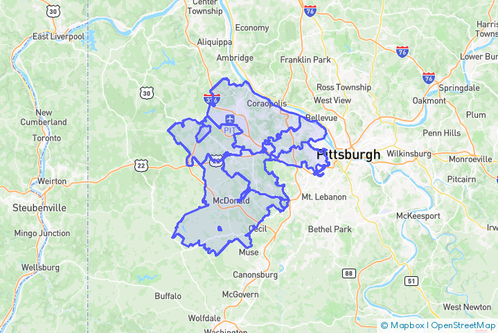 Service Area Map