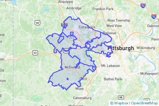 Service Area Map