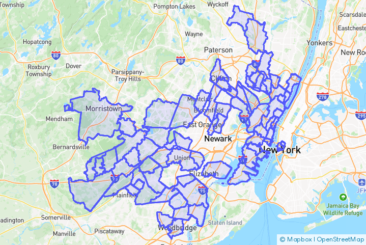 Service Area Map
