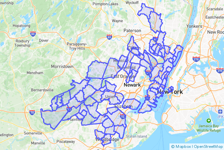 Service Area Map