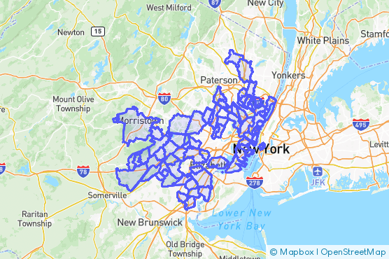 Service Area Map