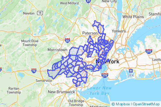 Service Area Map