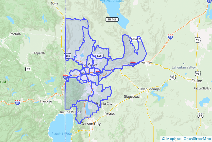 Service Area Map
