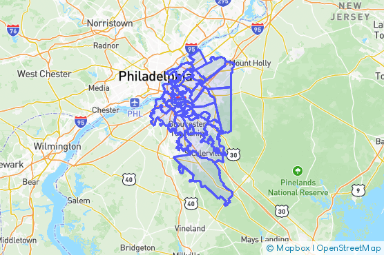 Service Area Map