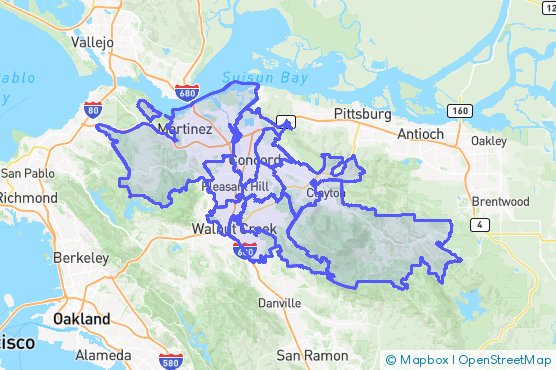 Service Area Map