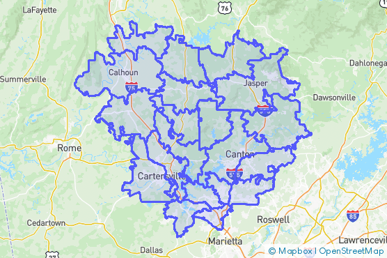 Service Area Map