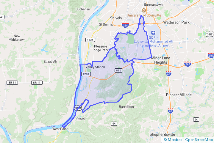 Service Area Map