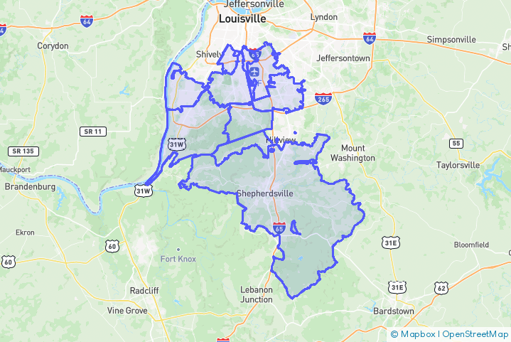 Service Area Map
