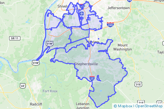 Service Area Map
