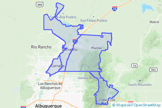 Service Area Map
