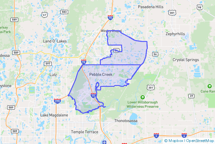 Service Area Map
