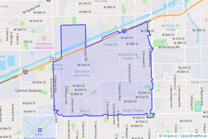 Service Area Map