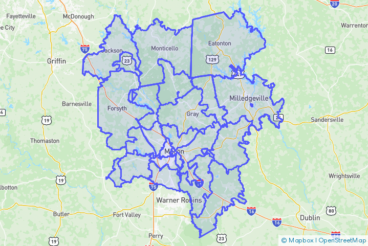 Service Area Map