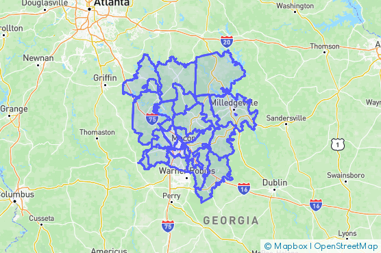 Service Area Map