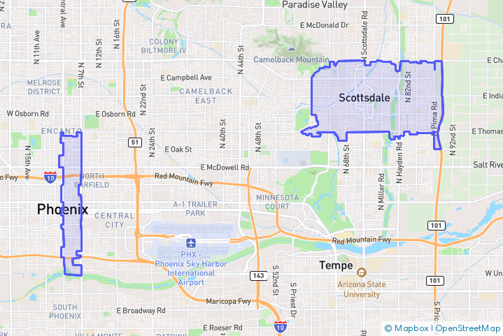 Service Area Map