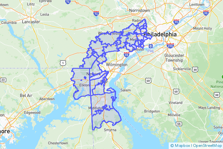 Service Area Map
